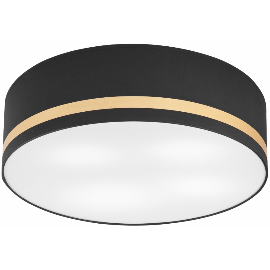 Plafonnier SIRJA STRIPE 4xE27/15W/230V d. 45 cm noir