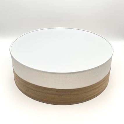 Plafonnier SIRJA WOOD LED/36W/230V d. 45 cm blanc/chêne