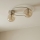 Plafonnier SOPRA 2xE14/10W/230V beige/beige fumé