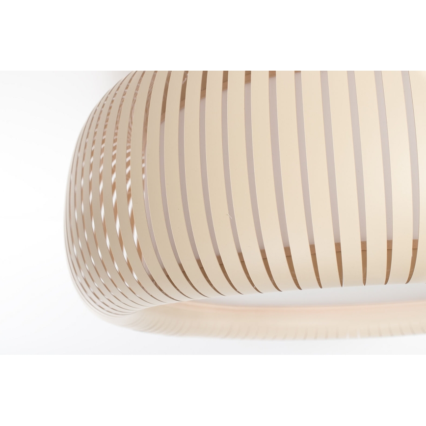 Plafonnier STRIPES 2xE27/40W/230V Ø 55 cm crème/blanc