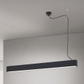 Plafonnier/suspension LED 2 en 1 PALKKI LED/38W/230V 3000/4000/5000K noir