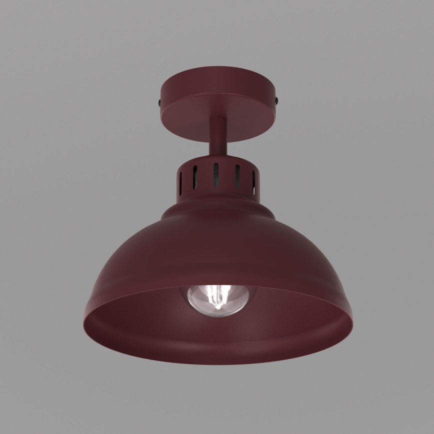 Plafonnier SVEN 1xE27/15W/230V Ø 21 cm bordeaux