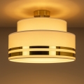 Plafonnier TAMI 1xE27/60W/230V d. 40 cm beige/doré