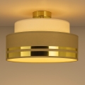 Plafonnier TAMI 1xE27/60W/230V d. 40 cm beige/marron/doré
