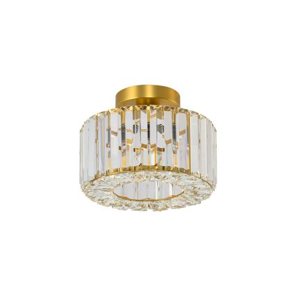 Plafonnier VETRO 1xE27/15W/230V Ø 24,5 cm doré
