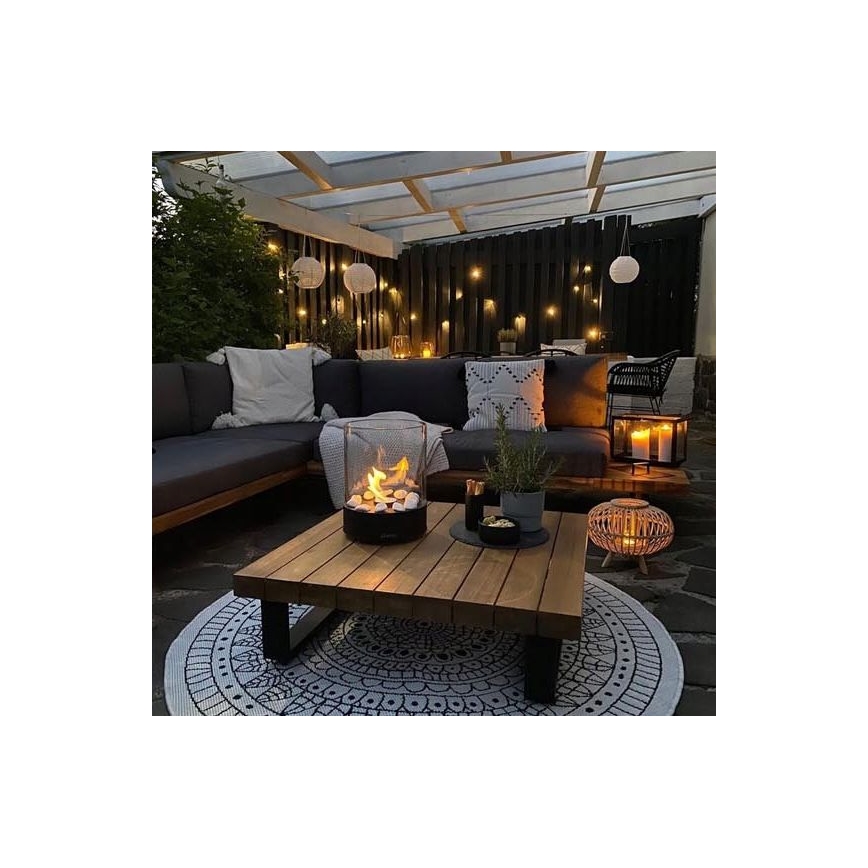 Planika - Cheminée BIO 36,3x25,1 cm 2,5kW noir