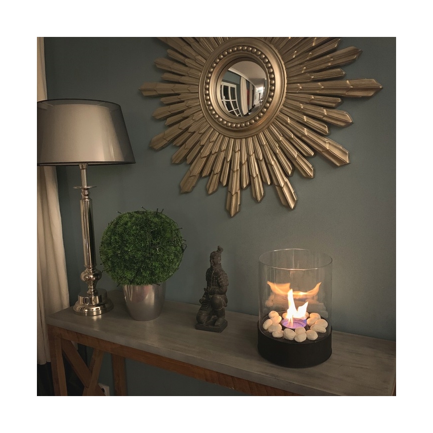 Planika - Cheminée BIO 36,3x25,1 cm 2,5kW noir