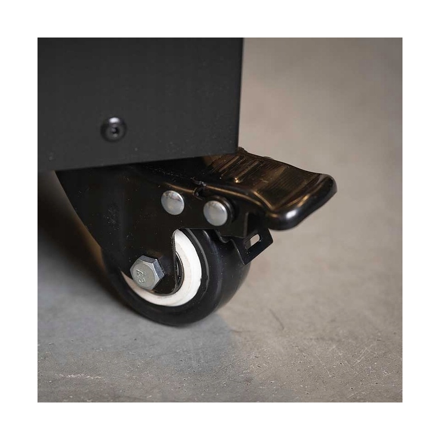 Planika Faro GAS - Caminetto a gas da esterno 142x36 cm 8kW nero + coperchio di protezione
