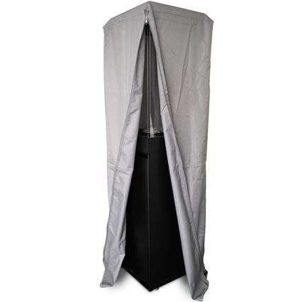 Planika - Outdoor-Gas-Kamin 142x36 cm 8kW schwarz + Schutzabdeckung