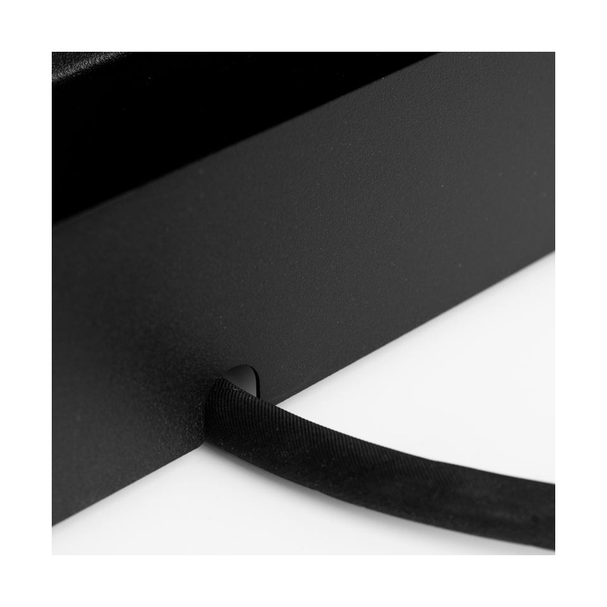 Planika - Caminetto a gas da esterno 41,4x69,8 cm 10kW nero + coperchio di protezione