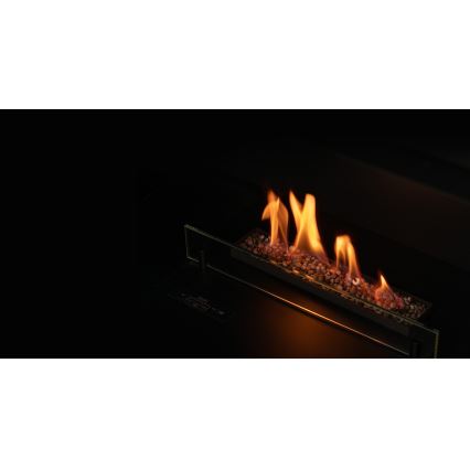Planika Senso Fireplace BEV- Cheminée encastrée SENSO BIO 56,2x75 cm 2,5kW+ télécommande