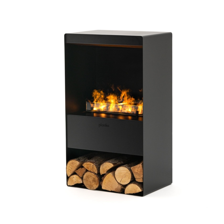 Planika - Cheminée à vapeur d'eau avec télécommande 83x48 cm 125W/230V noir