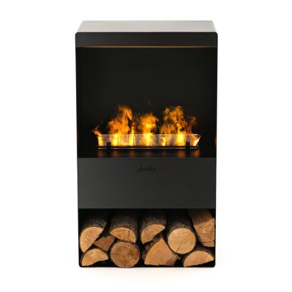 Planika - Cheminée à vapeur d'eau avec télécommande 83x48 cm 125W/230V noir