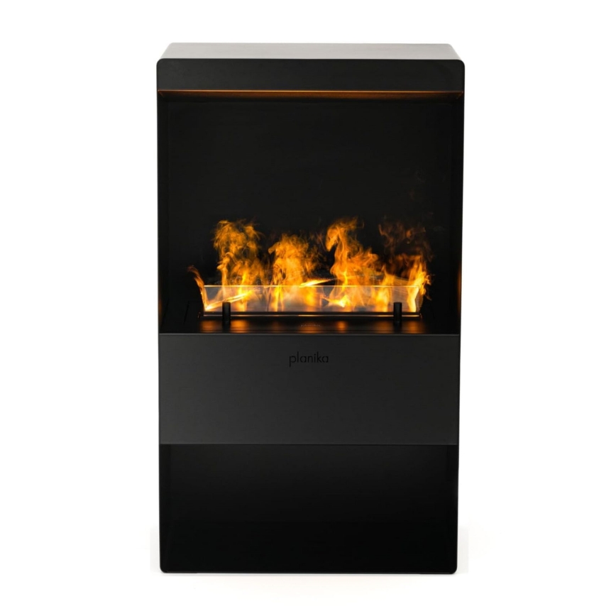 Planika - Cheminée à vapeur d'eau avec télécommande 83x48 cm 125W/230V noir