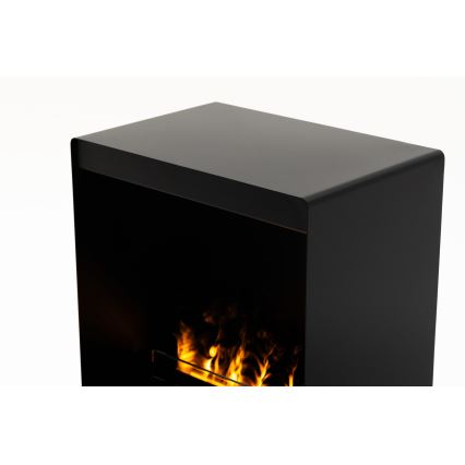 Planika - Cheminée à vapeur d'eau avec télécommande 83x48 cm 125W/230V noir