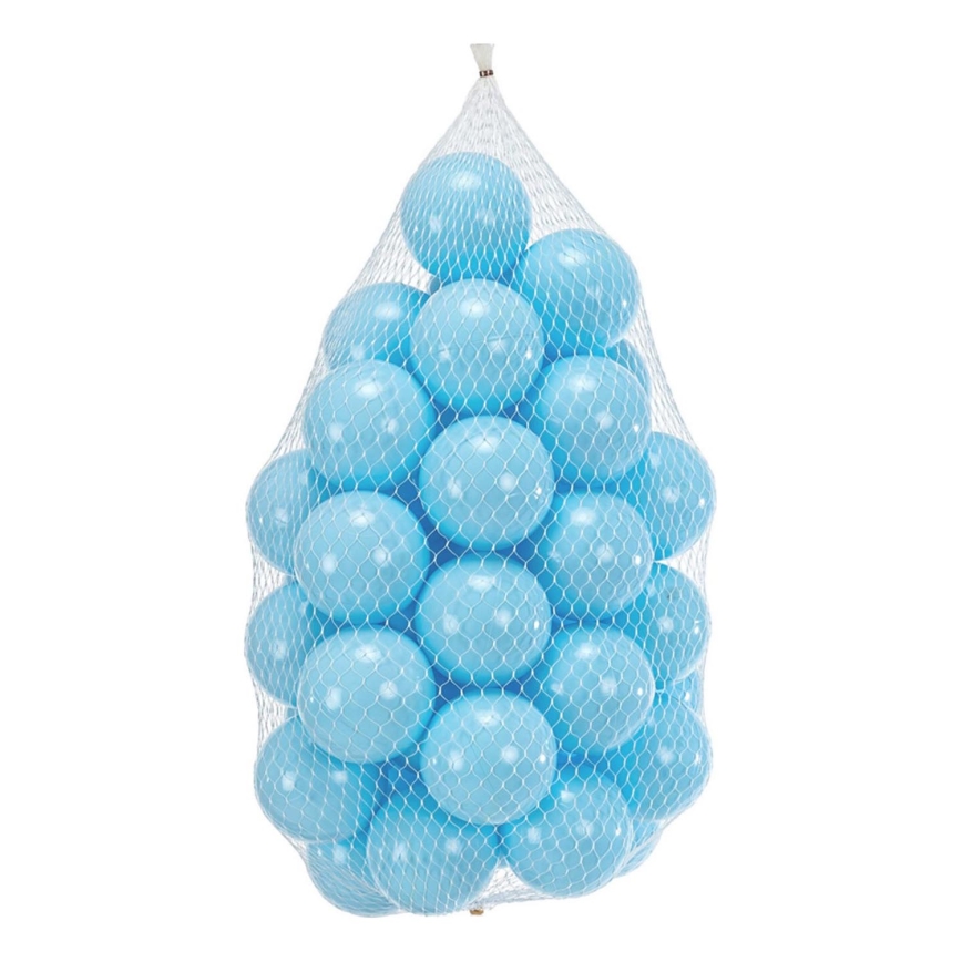 Plastik-Spielbälle 50 Stk. d 7 cm blau