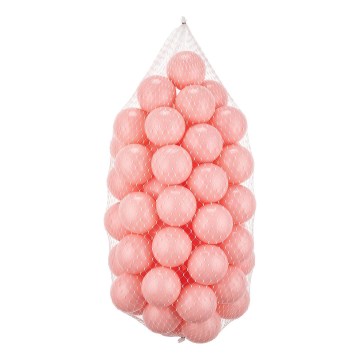 Plastik-Spielbälle 50 Stk. d 7 cm rosa