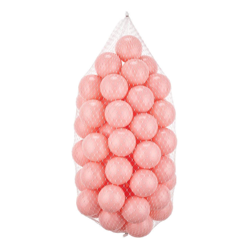 Plastik-Spielbälle 50 Stk. d 7 cm rosa