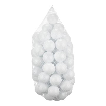 Plastik-Spielbälle 50 Stk. d 7 cm weiß