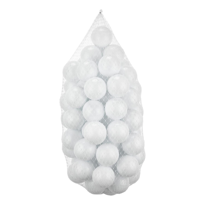 Plastik-Spielbälle 50 Stk. d 7 cm weiß