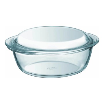 Plat de cuisson PYREX 2,1 l avec couvercle