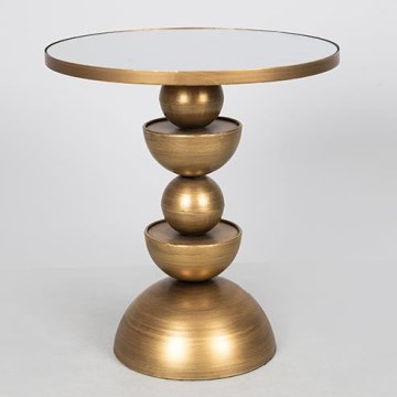 Plateau décoratif 45x40 cm doré