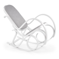 Poltrona a dondolo MAX BIS 95x52 cm grigia