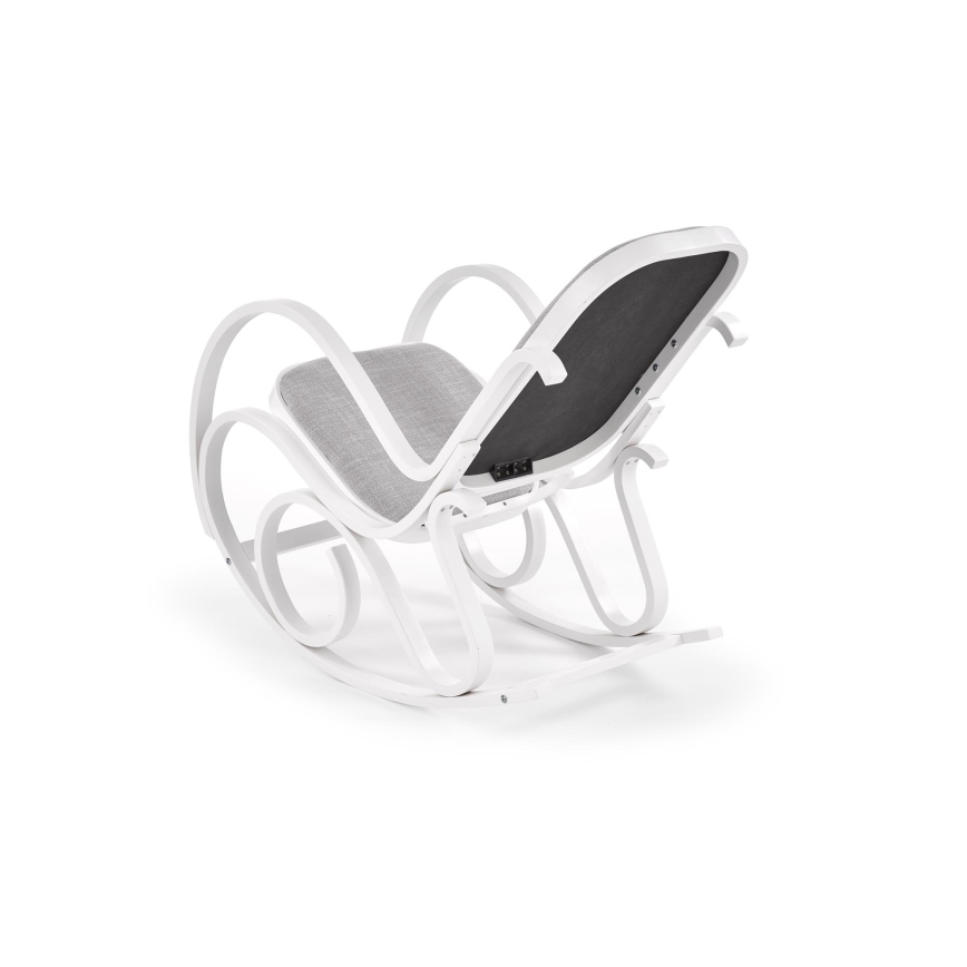 Poltrona a dondolo MAX BIS 95x52 cm grigia