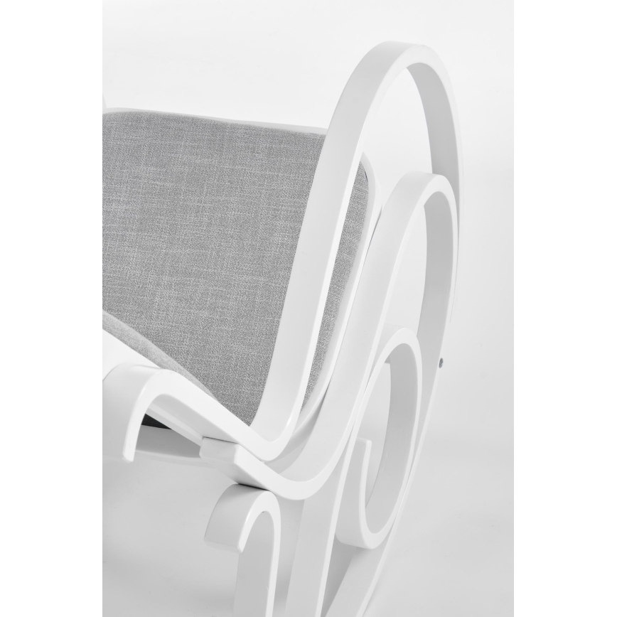 Poltrona a dondolo MAX BIS 95x52 cm grigia