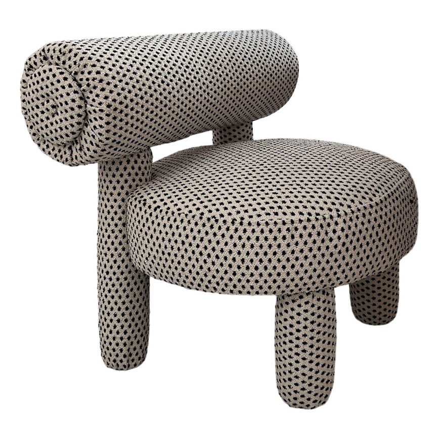 Poltrona per bambini MAVI beige/nero