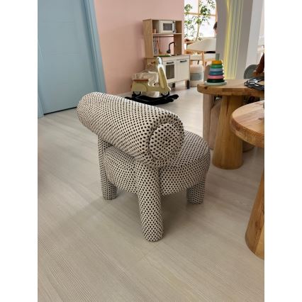 Poltrona per bambini MAVI beige/nero