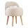 Poltrona per bambini NIKI, Ø 46 cm, crema