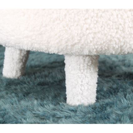 Poltrona per bambini PIXI, diametro 46 cm, bianca