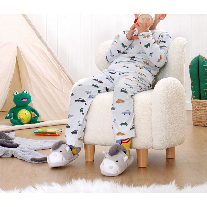 Poltrona per bambini TOBI bianca