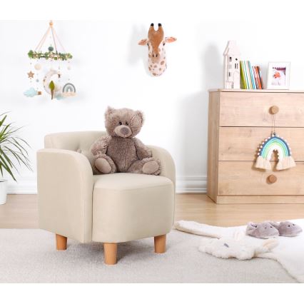 Poltroncina per bambini DORY crema