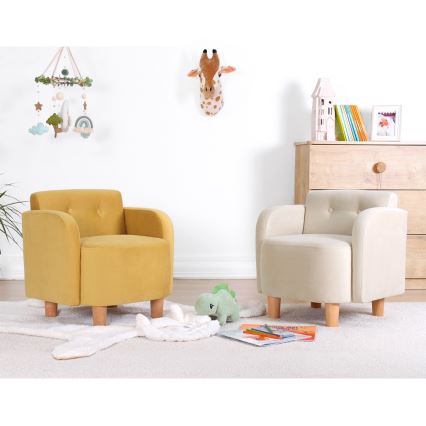 Poltroncina per bambini DORY crema