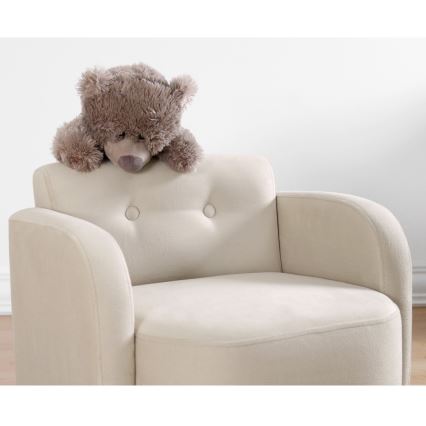Poltroncina per bambini DORY crema
