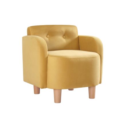Poltroncina per bambini DORY gialla