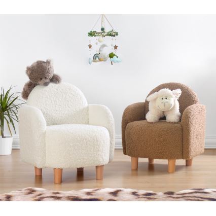 Poltroncina per bambini DORY, marrone