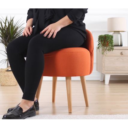 Poltroncina per bambini NIKI, diametro 46 cm, arancione