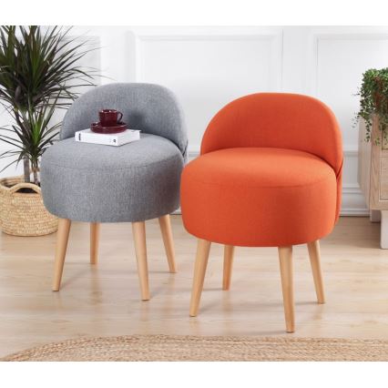 Poltroncina per bambini NIKI, diametro 46 cm, arancione