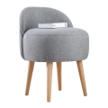 Poltroncina per bambini NIKI Ø 46 cm grigia