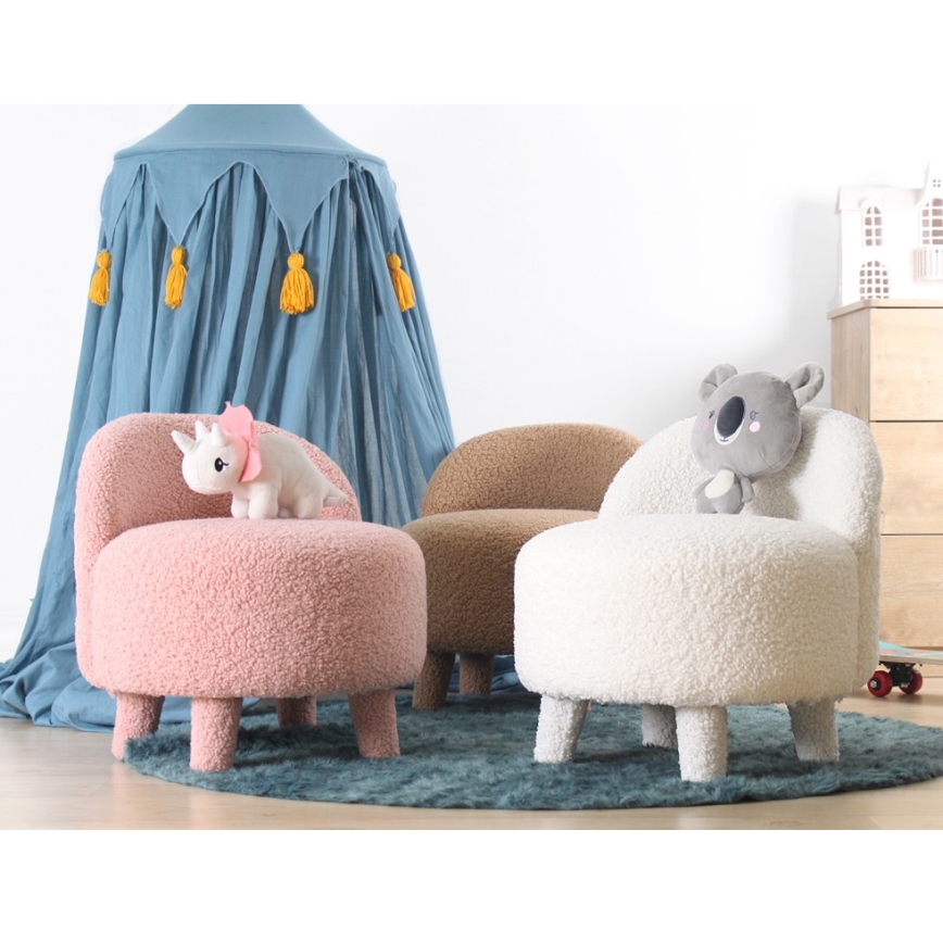 Poltroncina per bambini PIXI Ø 46 cm marrone