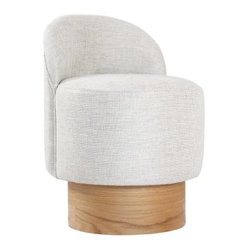 Poltroncina per bambini RIKI 40x47 cm grigio chiaro