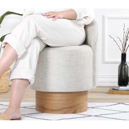 Poltroncina per bambini RIKI 40x47 cm grigio chiaro