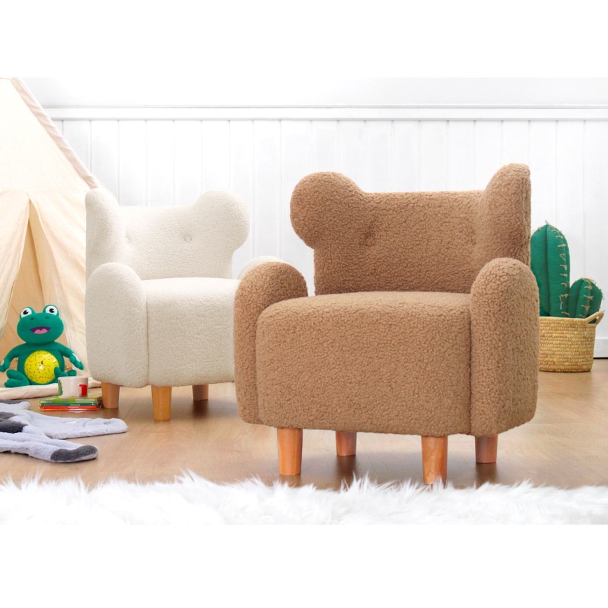 Poltroncina per bambini TOBI marrone