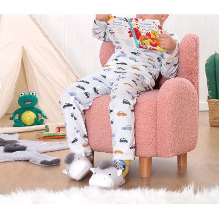 Poltroncina per bambini TOBI rosa