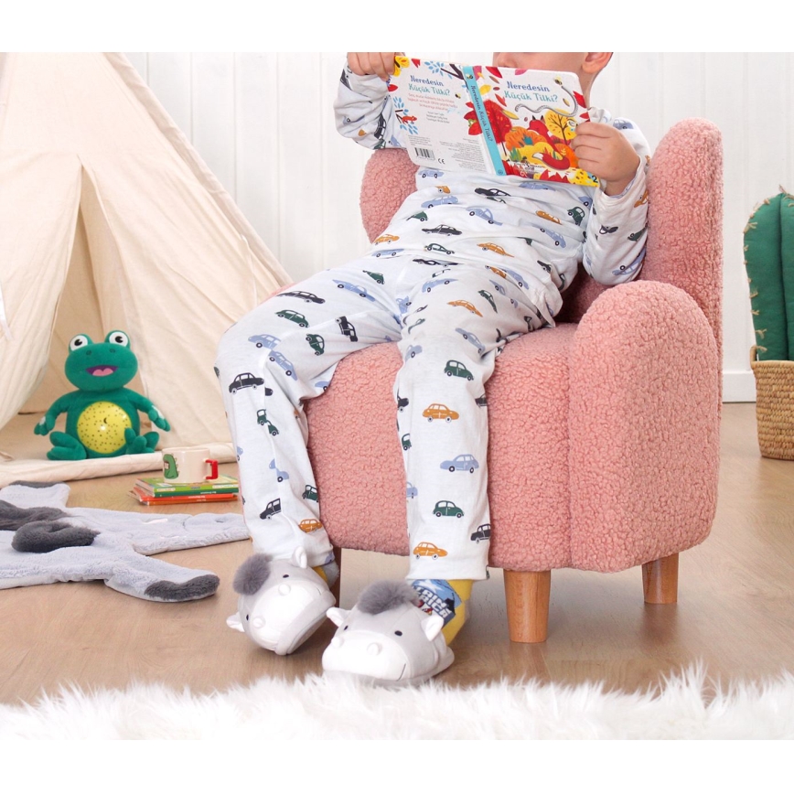 Poltroncina per bambini TOBI rosa