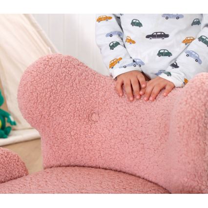 Poltroncina per bambini TOBI rosa