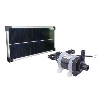 Pompa solare con pannello fotovoltaico, portata 900 l/h, 20 W